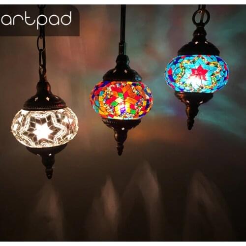 Artpad 20 Types Foreign National Characteristic Turkish Handmade Chandelier Personality Pendant Led For Cafe Shopping Store Bar