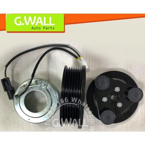 For AC Compressor Clutch for Car Mitsubishi Outlander 1 2004 Petrol 2.4L ,DOHC 4G69 MSC90CA MN124811 AKC200A215BB