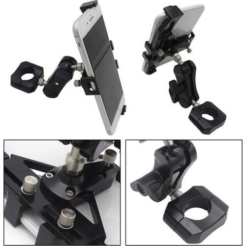 For Yamaha XMAX NMAX TMAX Aerox MT09 MT07 MT15 MT125 YZF-R1R3 R6 R15 FZ6 FZ8 Motorcycle Bicycle CNC Mobile Phone Stand Holder