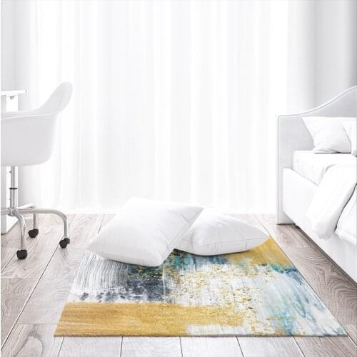 Home Decorations Thickened Dense Pashmina Carpets Rug Living Room Safe Friendly Abstract Pattern For Floor Protection Customable
