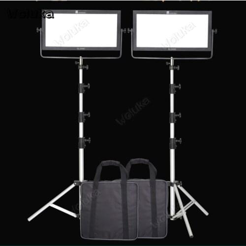 Photographic Two LED Video light set RL-66MC live photo outdoor fill light suit soft light kit studio lamp package CD50 T10