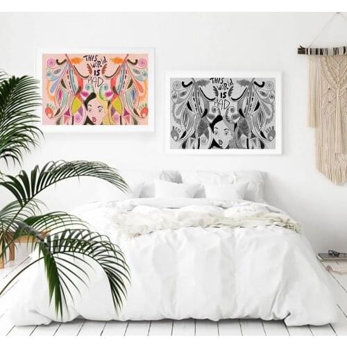 HD Print Painting Home Alice In Wonderland Decor Canvas Cartoon Cute Poster Modular Picture Modern Living Room No Frame Wall Art