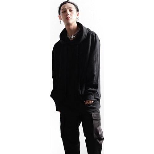 Mens hooded Pullover autumn new student loose Korean fashion mens long sleeve