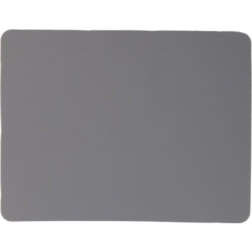 8.5" x 6.9" Soft Silicone Smooth Square Gray Desktop Mouse Pad Mat