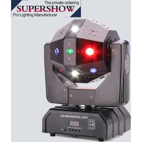Unlimited Rotate Magic Ball Laser disco LED Strobe 16x3w rgbw LED Beam Moving head Magic light for dj ktv bar effect lighting