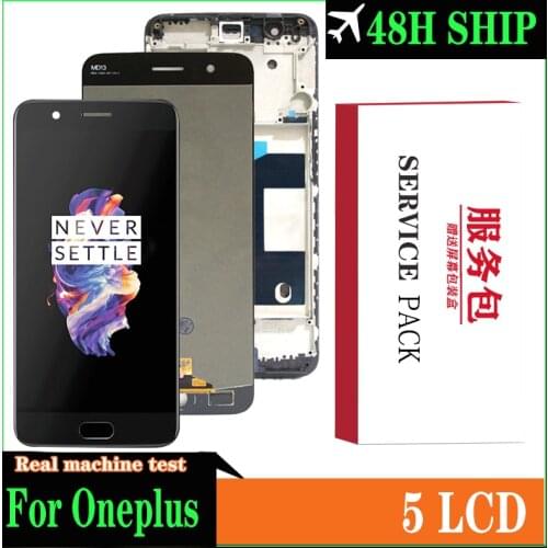 OLED 5.5'' for Oneplus 5 A5000 LCD Display Screen Touch Digitizer Assembly for Oneplus 5 A5000 1+5 Multi touch Repair Parts