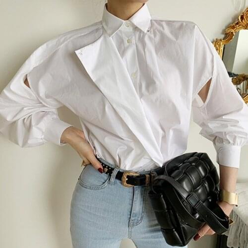 SaHezeng Womens White Shirts