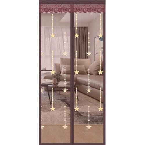 Screen door Household self-adhesive anti-mosquito curtain encryption screen door Summer fly mosquito