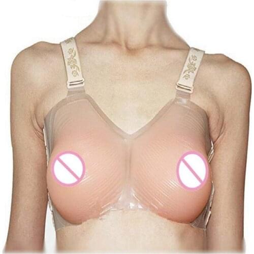 Silicone Fake Breast Form Top Quality Realistic Soft Boobs Bionic Skin Crossdress Transgender Queen Transvestite Mastectomy Bra