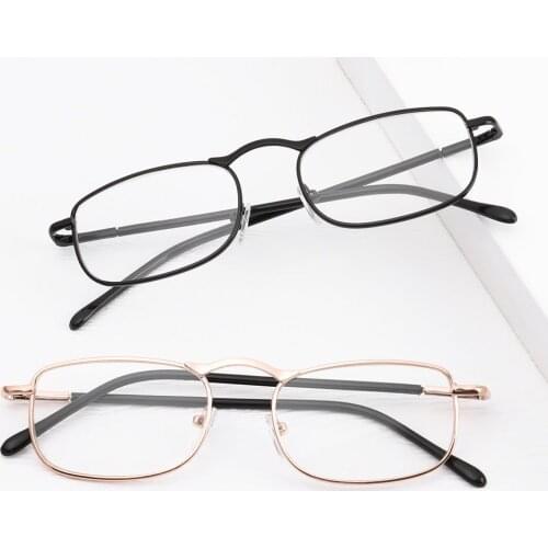 Glass Lens Reading Glasses Men Women Presbyopia Magnifying Clear Crystal Lenses Anti-Scratch Diopter Eyewear +1.0~+4.0