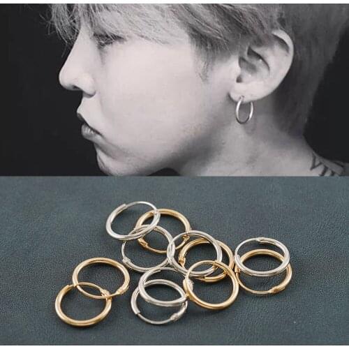 1Pair Stealth Clip Earrings Hook With Piercing Fashion Jewelry For Women Men No Hole Clip Earrings Punk Hip-Hop Popular Brincos