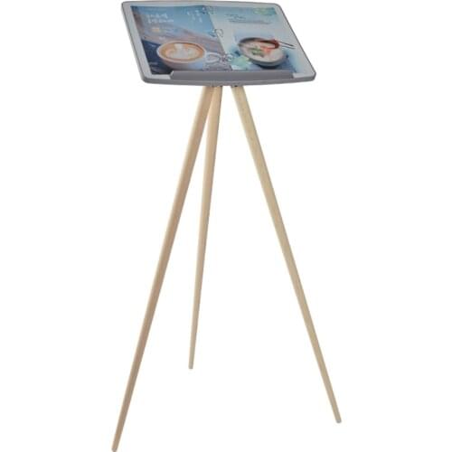 1pcs Advertising Poster Stands For Retail Store Wooden ABS Turn Page Menu Contract Book Publicity Sign Holder