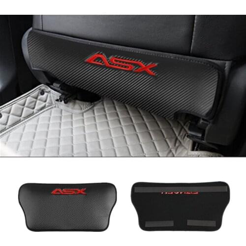 1pcs Universal Car Back Protector Cover Seat Back Anti-Kick Cushion Pad for Mitsubishi ASX Accessories