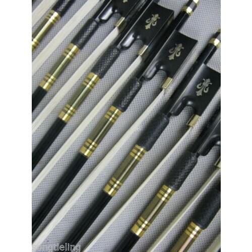 10pcs of best master black Carbon fiber CELLO bow 4/4 #7204