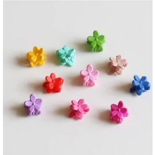 10Pcs Fashion Baby Girls Cute Colorful Flower Star Small Hair Claws Kids Sweet Hairpins Hair Clips Hair Accessories