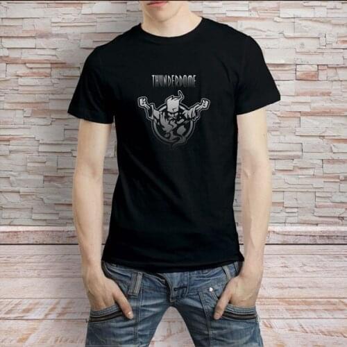 100% Cotton Sports Tee mens Thunderdome Hardcore Techno And Gabber T-Shirt Black Tee