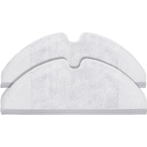 2Pcs Roborock S50 S51 Parts Mop Cloths For Xiaomi Vacuum Cleaner Generation 2 Dry Wet Mopping Cleaning
