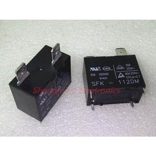 2pcs SFK-112DM SFK-112 20A 250VAC DIP-4 Relay