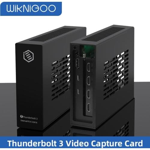 4 Channel hdmi-compatible video capture card thunderbolt 3 vmix director switcher Switch PS4 live broadcast