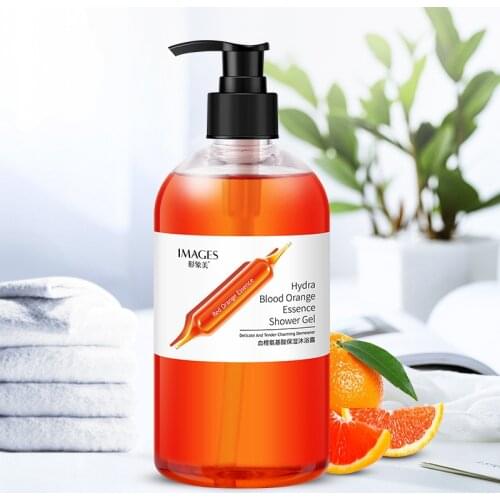 Blood Orange Amino Acid Moisturizing Body Wash Deep Cleansing Extract Natural Blood Orange Essence Rich Silky Fragrance Foam