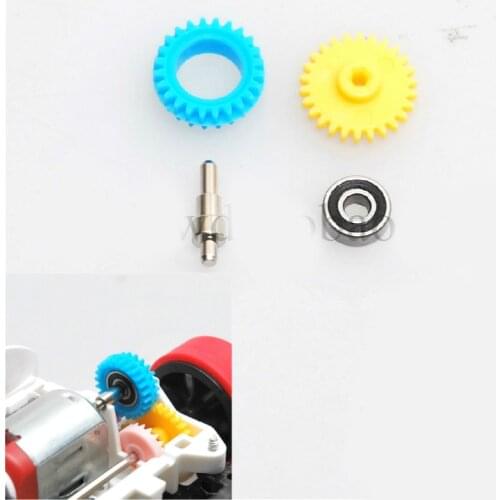 Homemade 15432 VS/S2/AR/SXX Chassis 3.5:1 Resistance Transition Gear Set Pinions for 1/32 Tamiya Mini 4WD Cars