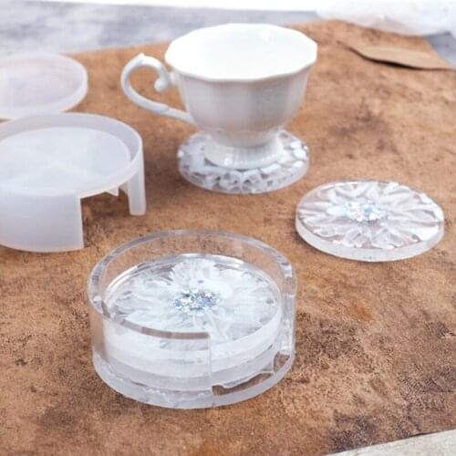 Coaster Molds Resin Jewelry Epoxy Pressed Flower Irregular Cloud Shape Molds For Jewelry Making Tools DIY Craftfor Table Kitchen