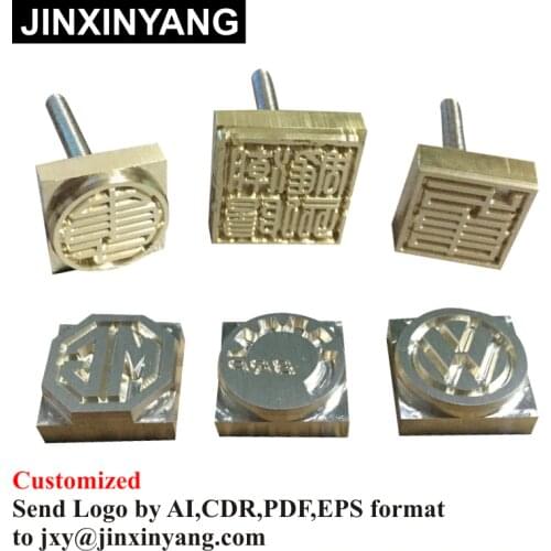 JINXINYANG Customized copper Brass Stamp wood leather paper mold die cut bread die iron Heating emboss Mould Carving Brand Print