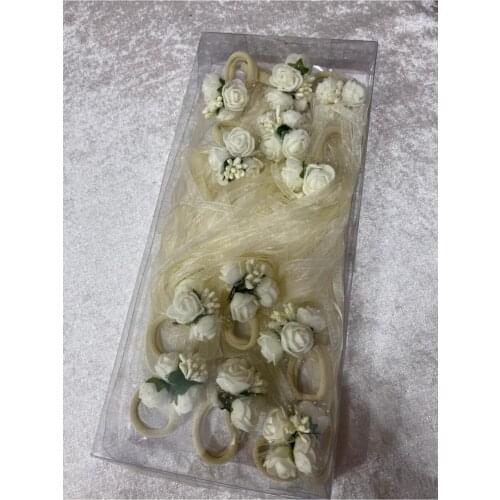 Cream Bridesmaid Wristband wedding bride mariage хна henna