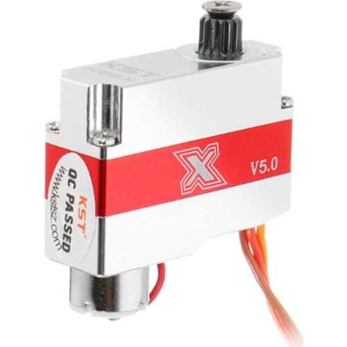 KST Micro Servo X08N V5.0 High Torque Thin Wing Light Fixed Wing Steering Gear DLG Glider Helicopter