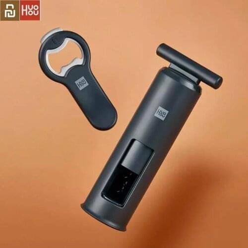 Youpin Huohou Magnetic Stainless Steel Wine Bottle Beer Cans Opener Automatic Beer Openers Bar Wine Opener Kitchen BBQ Tools