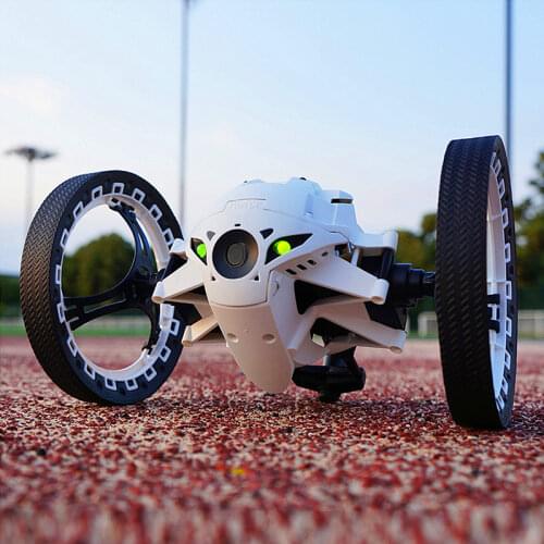 RC Car Flexible Wheels Rotation LED Night Light RC Cars Bounce Robot 2.4G Jumping Car No Camera or with WIFI Camera 2.0mp 1:10