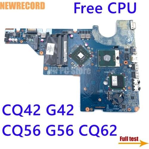 NEWRECORD 616449-001 DAAX3MB16A0 DAAX3MB16A1 Laptop motherboard For HP Pavillion CQ42 CQ56 GL40 main board free CPU fully tested