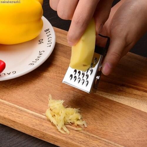 HeyMamba Mini Multi-function Stainless Steel Grater Ginger Garlic Shredder Kitchen Rolling Crusher Vegetable Peeler Tools