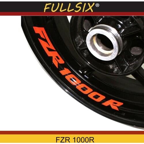 Motorcycle Wheel Sticker Decal Reflective Rim Bike Motorcycle Suitable for YAMAHA FZR 1000R