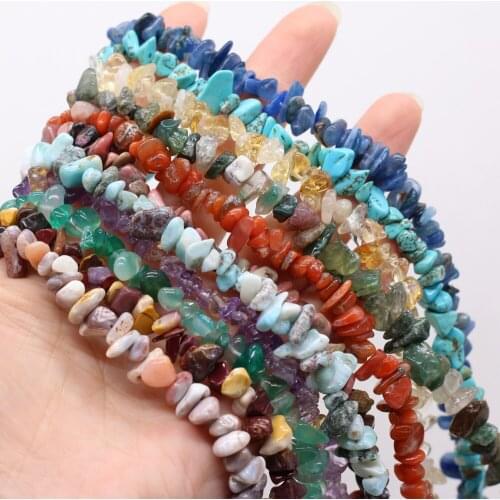 2021New Spot Natural Semi-precious Stone Crushed Stone Beaded Agate Crystal Stones Hand-made DIY Necklace Bracelet Jewelry Gift