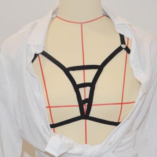 New popular Fshion Night temptation Harness Sexy Chest Sculpting Body Waist Belt Punk Gothic Sexy Bra BODY Bondage