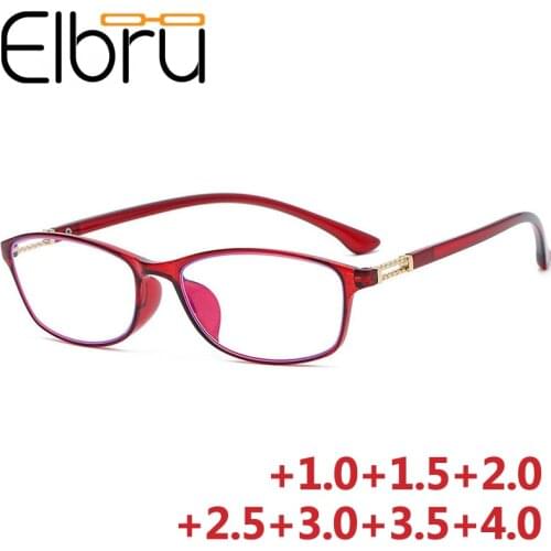 Square Reading Glasses Presbyopic Glasses Magnification Eyewear Anti Blue Light Computer Glasses +1.0+1.5+2.0+2.5+3.0+3.5+4.0