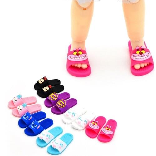 Wholesale!! 1/4 1/6 bjd dolls slippers shoes also fit dor 30cm JOINT body doll shoes doll clothes accessories