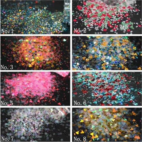 Mixes Glitter Chunky Multi Dust Powder Arts & Crafts Decoration Weddings Flowers Cosmetic Face Eye Body Nails Skin Hair Festival