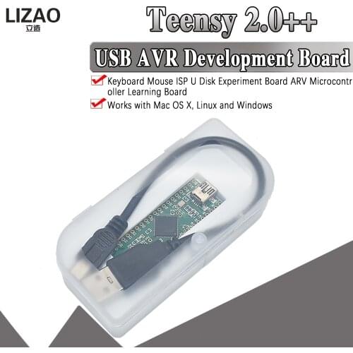 Teensy 2.0++ USB AVR Development Board ISP U Disk Keyboard Mouse Experimental Board AT90USB1286 For Arduino