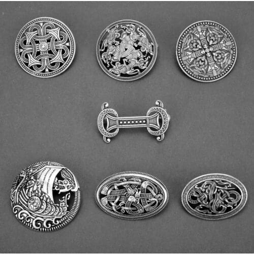 Pin viking vintage celtic bottons pin men women lapel button Badge Jewelry Gift dropshipping