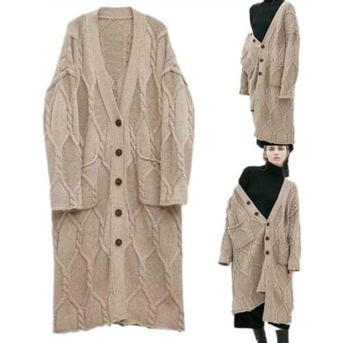 Woman Sweaters женские Cвитера Cвитер женский Sweater Mujer Suéteres Jerseys Mujer Cardigan Women Long Loose Oversized S-5XL