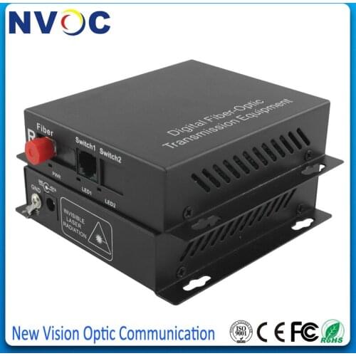 1Channel PCM Voice Telephone Fiber Optical Media Converter, FC,Single mode,1310/1550nm,FC,SM,20KM,Euro Charger,External Power