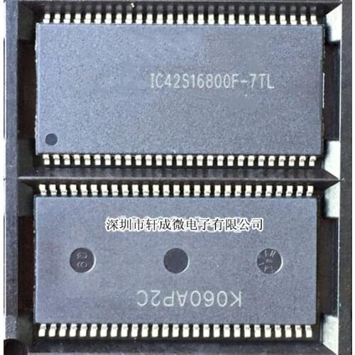 100% New&original IC42S16800F-7TL IC42S16800F IC42S16800