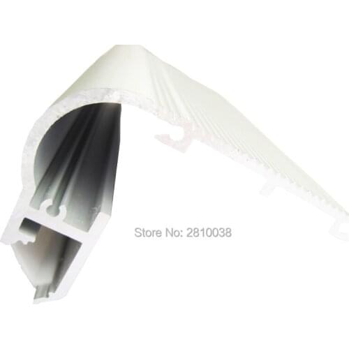 10 X 1M Sets/Lot Anodized stair type alu led profile and Extruded Al6063 Led light channel for step stairs lighting