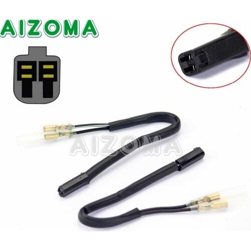 2pcs Motorcycle OEM Turn Signal Wiring Harness Connectors For Suzuki GSXR GSX GSF SV DRZ GSR TL 600 650 750 1000 1200 1996-2008