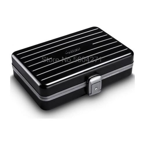 Cigar Case Portable Sealed Cedar Wood Lining Cigar Moisture Alcohol Box