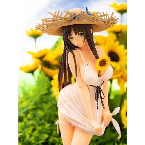 Daiki kougyou Suzufuwa Suzunari Flower Garden Project- Shie Misaki Summer Grass PVC Action Figure Anime Figure Model Toys Doll