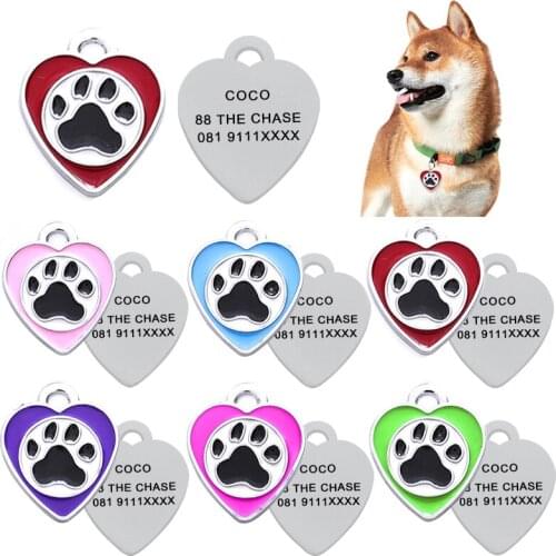 Personalized Anti-lost Dog ID Tags Gifts for Dog Lovers Pet Collar Tags for Dog Owner Engraved Pet Tag New Puppy Tag Gifts