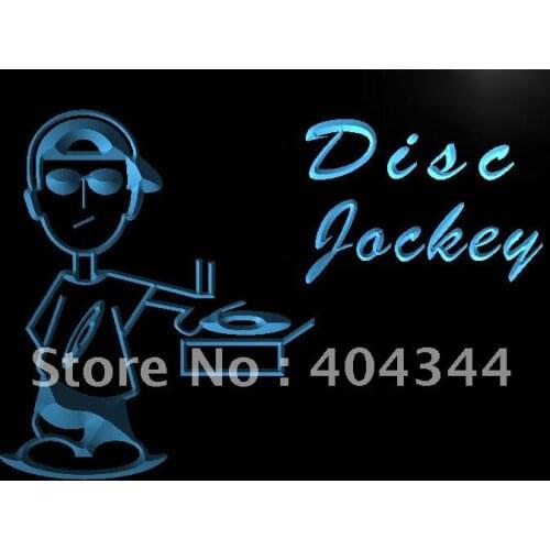 LB898- Disc Jockey DJ Disco Music Player Light Sign home decor crafts